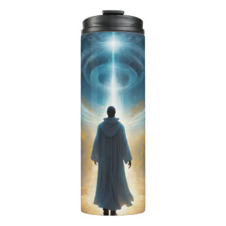 a spirit guide leading souls thermal tumbler