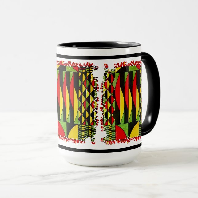 A Splash Of Color In Rhythm Mug (Front Right)