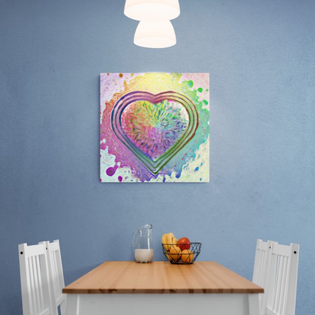 A Splash Of Love Metal Print (Creator Uploaded)