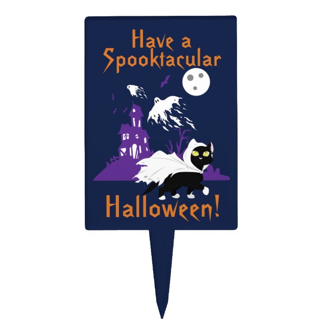A Spooktacular Halloween Cake Topper (Front)