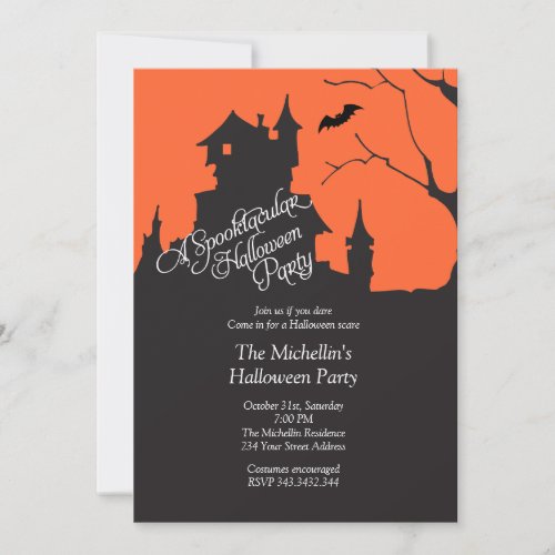 A Spooktacular Halloween Party Invitation