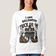 A spooky night with ghosts and pumpkins in October