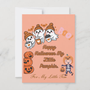 A Spooky-Sweet Halloween Wish Note Card