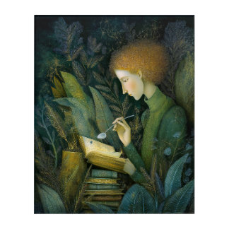 A Spoonful of Silence for the Hungry Acrylic Print