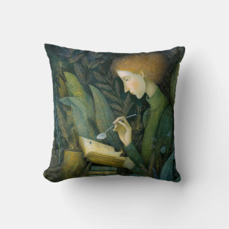 A Spoonful of Silence for the Hungry Throw Pillow