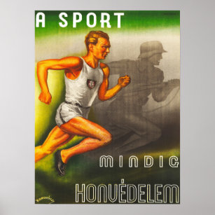 "A Sport is Always a National Defense" Poster