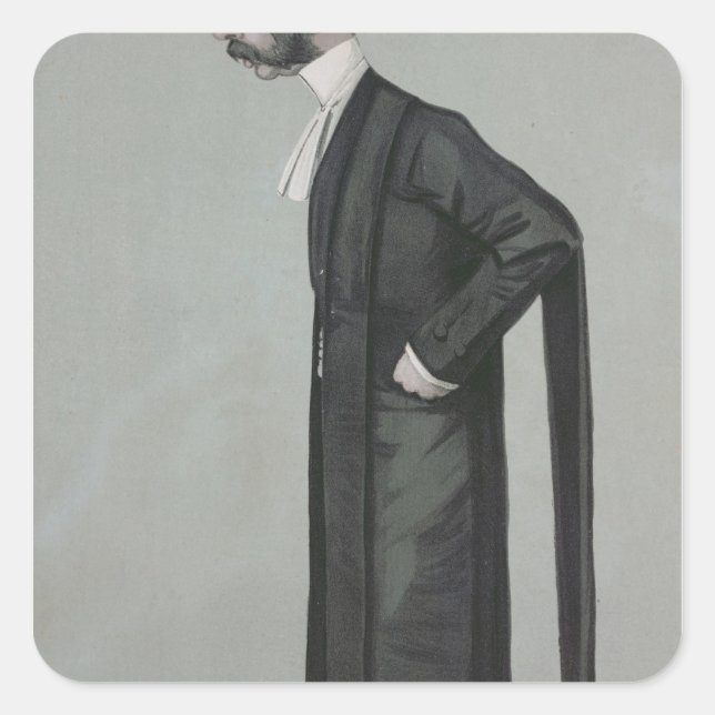 A Sporting Lawyer form Vanity Fair Square Sticker (Front)