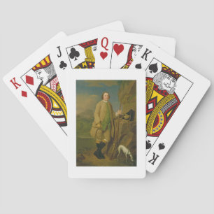 A Sportsman, 1752 (oil on canvas) Poker Cards