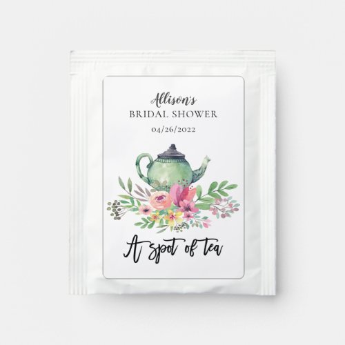 A Spot of Tea Teapot Bridal Shower Tea Bag Drink M Tea Bag Drink Mix