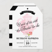 A Spot of Tea with the Bride-to-be | Bridal Shower Invitation (Front/Back)