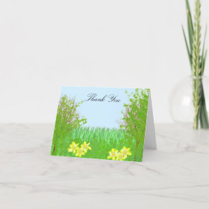 A Spring Day Thank You Card