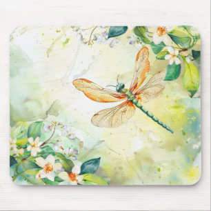 A Spring Dragonfly Mouse Pad