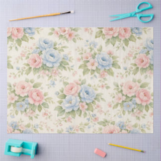 A Springy Floral Design #12 Tissue Paper