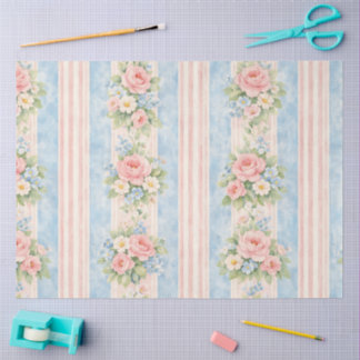 A Springy Floral Design #14 Tissue Paper