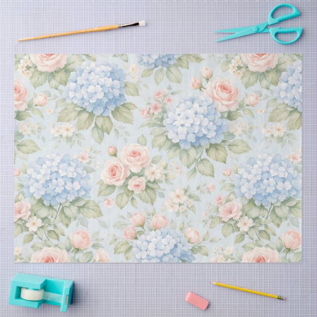 A Springy Floral Design #9 Tissue Paper (Craft)