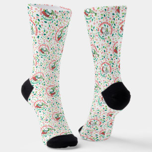 A Sprinkle of Christmas Cheer Pattern Socks