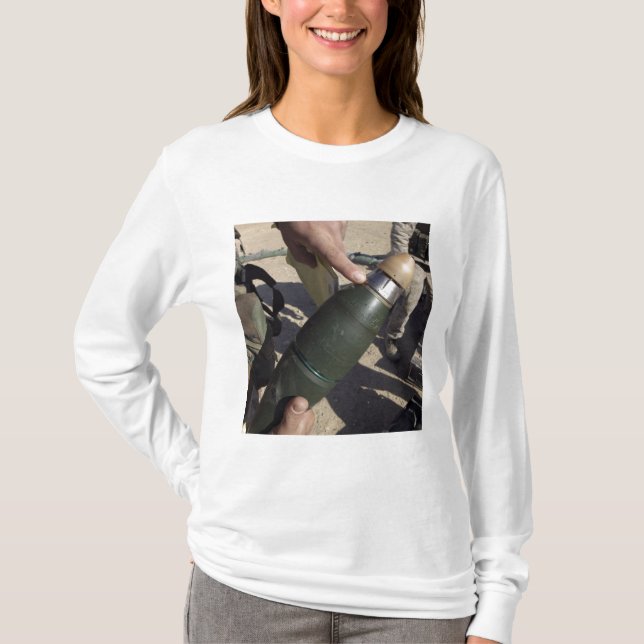 A squad leader points to a delay setting T-Shirt (Front)