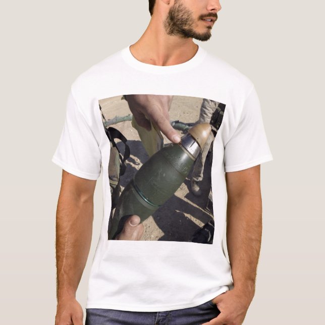 A squad leader points to a delay setting T-Shirt (Front)