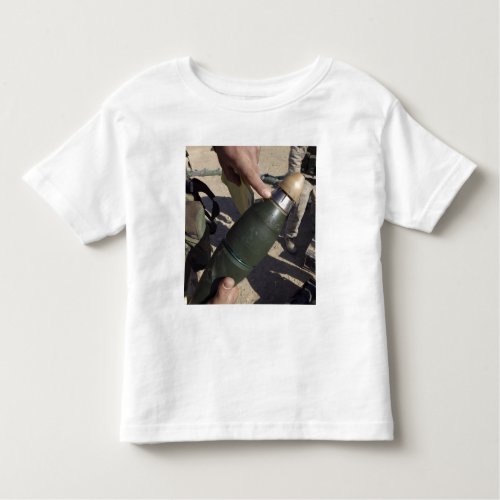 A squad leader points to a delay setting toddler t_shirt