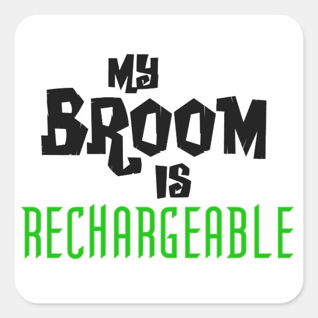 a square sticker (Front)