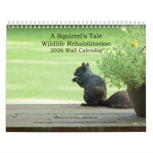 A Squirrel's Tale 2026 Wall Calendar