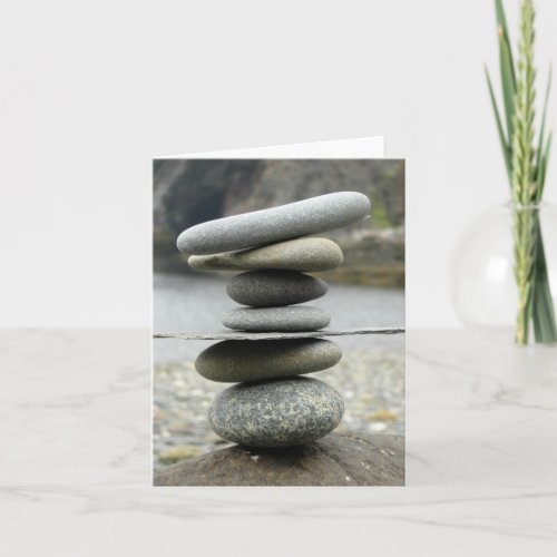A Stack of Rocks Note Card