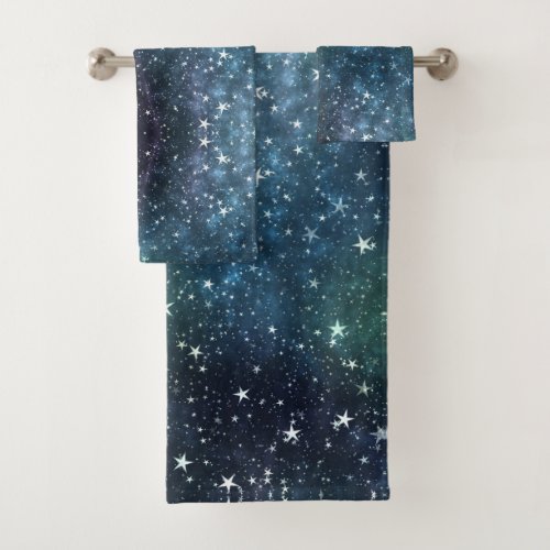 A Star Filled Night Bath Towel Set