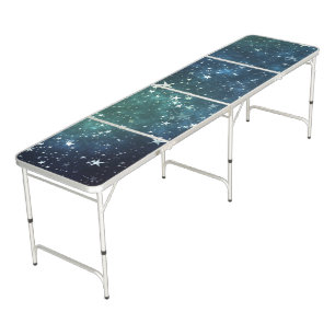 A Star Filled Night Beer Pong Table