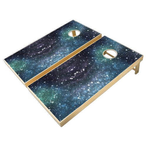 A Star Filled Night Cornhole Set