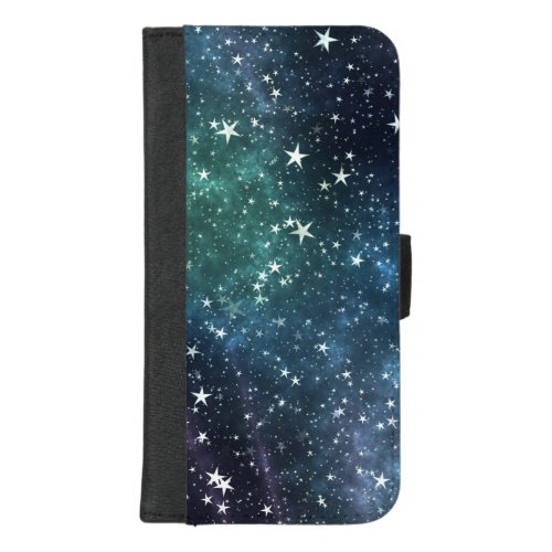 A Star Filled Night iPhone 87 Plus Wallet Case