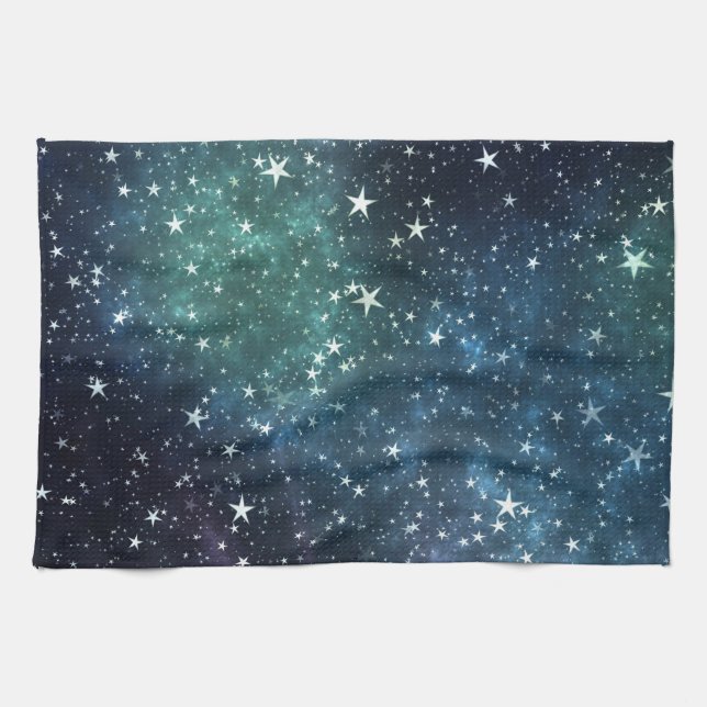 A Star Filled Night Kitchen Towel (Horizontal)