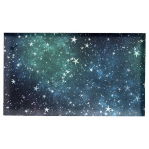 A Star Filled Night Place Card Holder