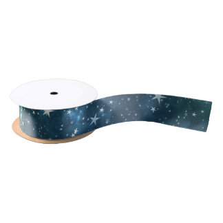 A Star Filled Night Satin Ribbon