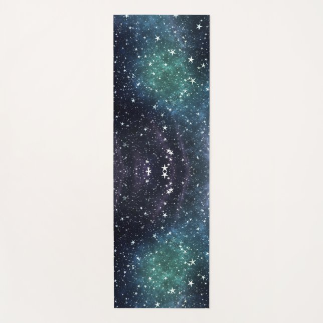 A Star Filled Night Yoga Mat (Front)