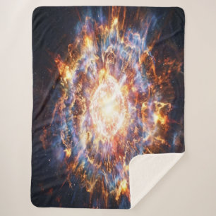 A Star Going SuperNova Sherpa Blanket