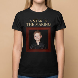 A STAR IN THE MAKING Personalized Child Photo T-Shirt