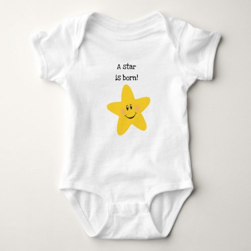 A Star is Born Baby Bodysuit