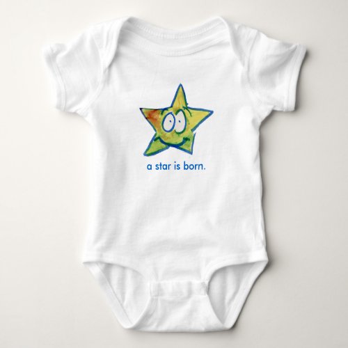 A Star is Born Baby Jersey Bodysuit