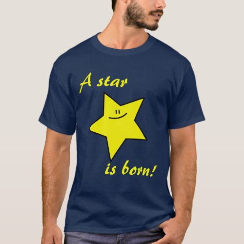 A star is born dark t_shirt customizable