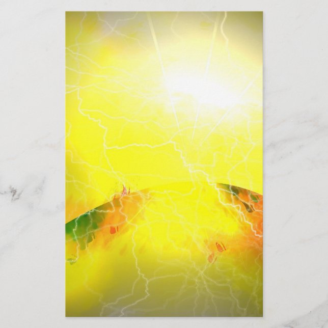 A Star Is Born - Science Fiction Digital Art Stationery (Front)