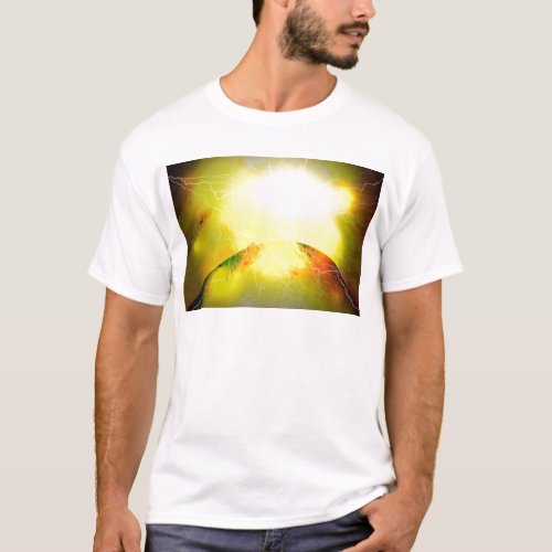 A Star Is Born _ Science Fiction Digital Art T_Shirt