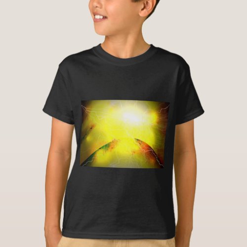 A Star Is Born _ Science Fiction Digital Art T_Shirt