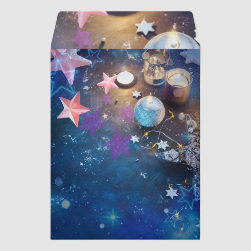 A star lightning strike envelope mailers