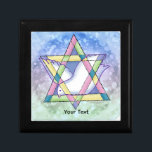 A Star of David Gift Box<br><div class="desc">A Star of David  gift box,  t-shirt by ArtMuvz Illustration.  Matching Jewish apparel,  gifts.  To personalize add your name or text to this Star of David  gift box.</div>