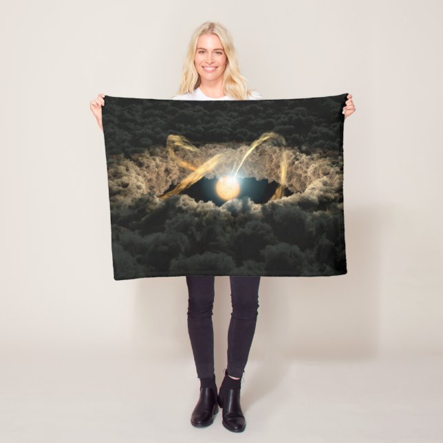 A Star Surrounded By A Protoplanetary Disk Fleece Blanket (In Situ)