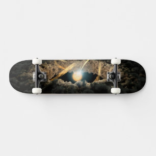 A Star Surrounded By A Protoplanetary Disk Skateboard