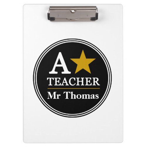 A_Star Teacher Customized Clipboards