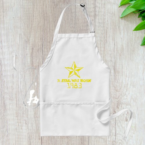 A Star Was Born 1983 Adult Apron