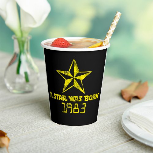 A Star Was Born 1983 Paper Cups