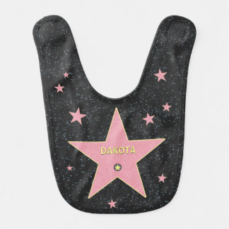 A Star with Baby's Name on it! Baby Bib